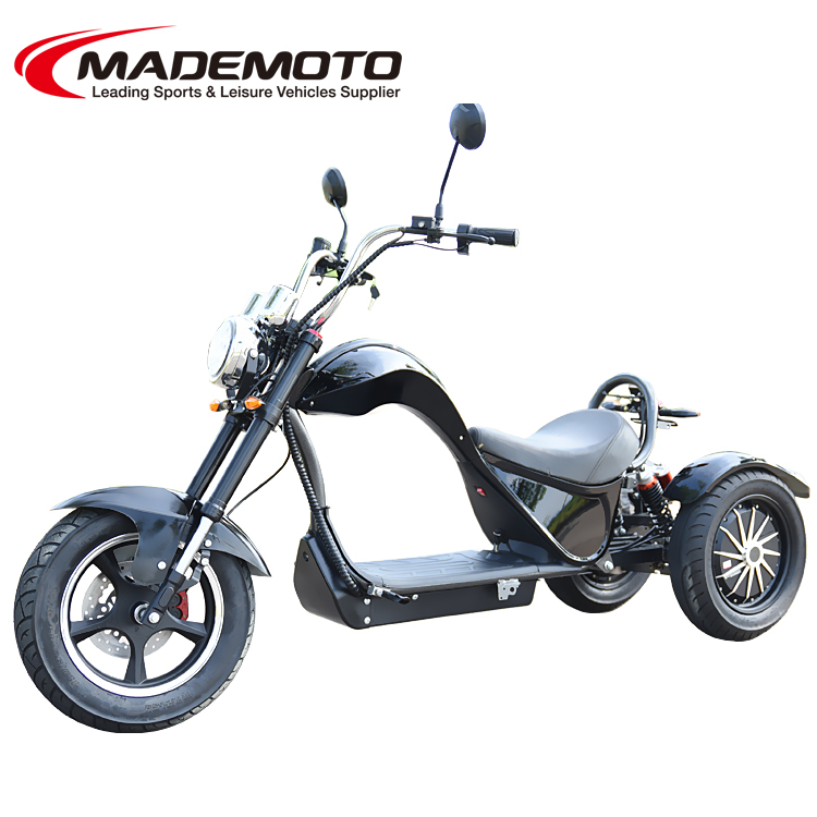 4000W EEC Approved Electric 3 Wheels Electric Chopper Citycoco Scooter